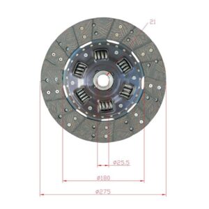 Диск сцепления 31270-23361-71 для погрузчика Toyota 32-8FG30
