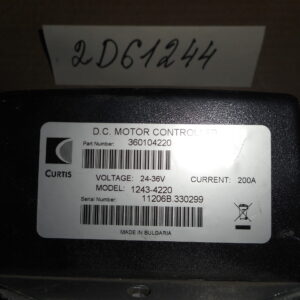 Контроллер Curtis 1243-4220 (24-36V 200А)