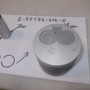 Поршень в сборе ISUZU 4JG2 с пальцем и стопорными кольцами1 шт. 8-97176-616-0
